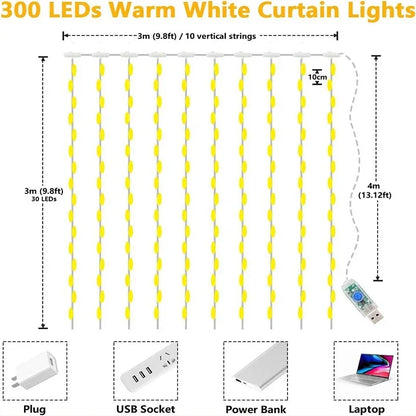 Tenda Luminosa LED - Luci Decorative